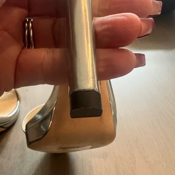 Jimmy choo Misty silver patten heels size 39 - Picture 4 of 11